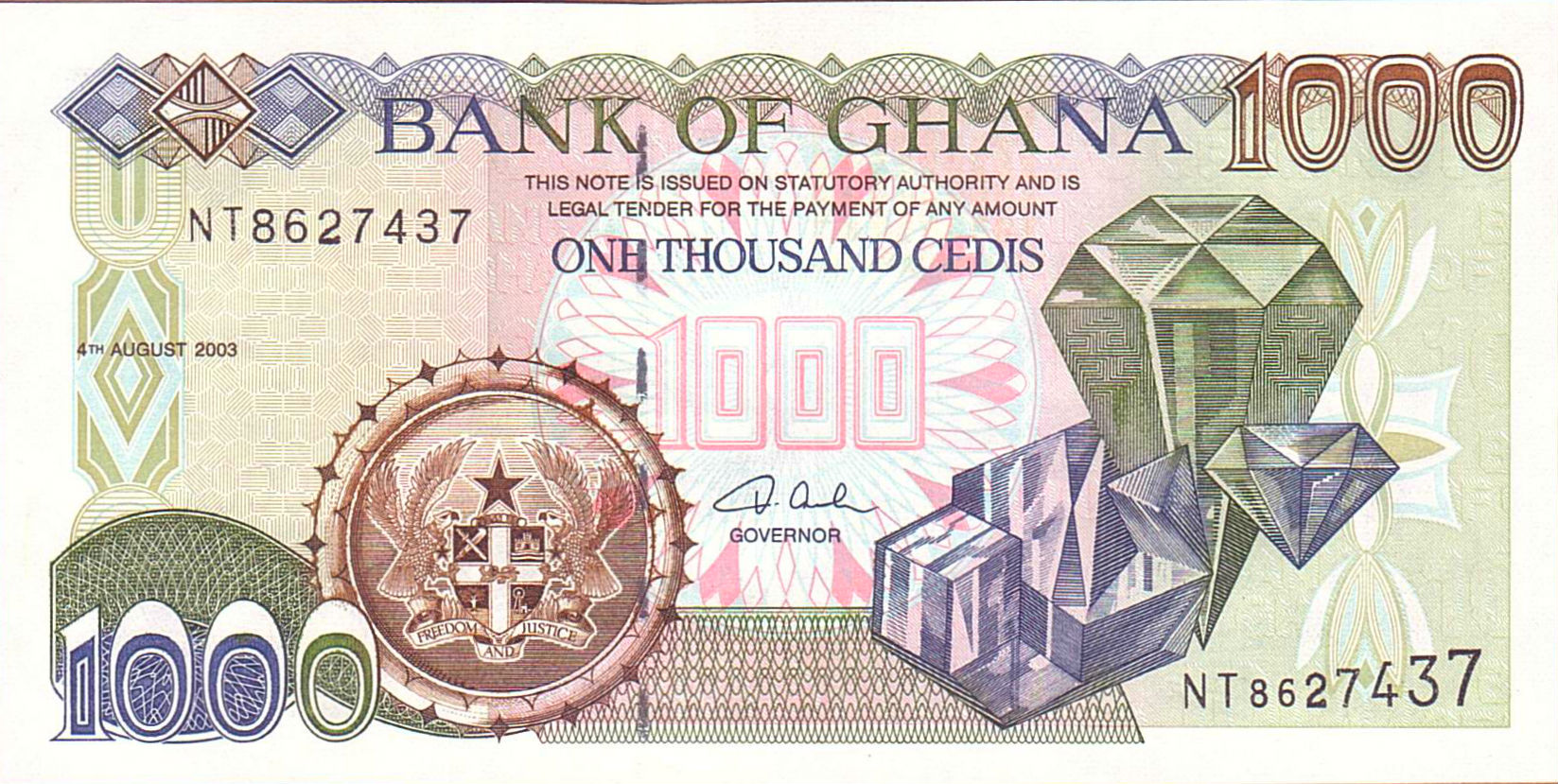 Ghana 1000 2003 UNC P-32/i